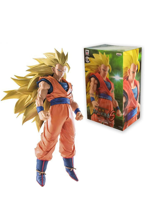 Dragon Ball Super Saiyan 3 Goku Sculptures Big Budoukai 6 Volume 5 Figure, 6.3"